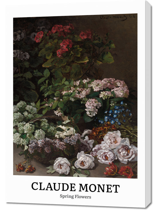 Obraz  Design Spring Flowers, Monet Vintage do Salonu