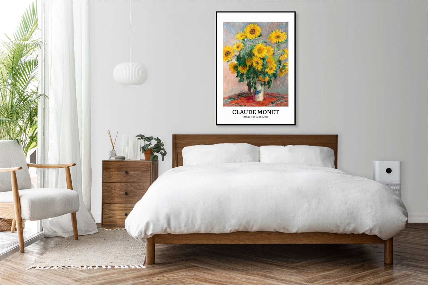 Obraz  Design Sunflowers, Monet Vintage do Salonu