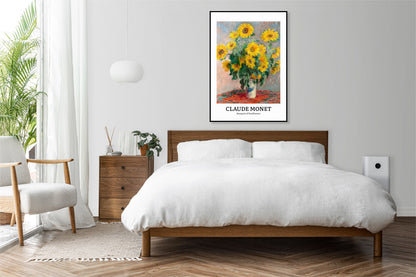 Obraz  Design Sunflowers, Monet Vintage do Salonu