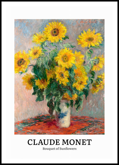 Plakat  Design Sunflowers, Monet Vintage do Salonu