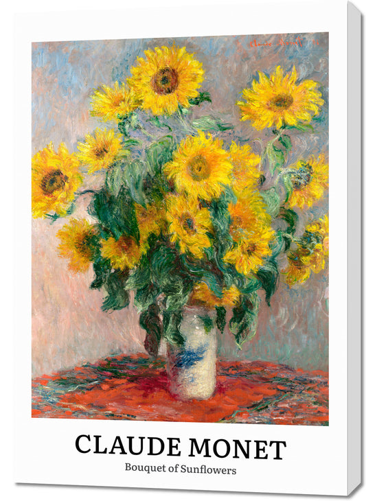 Obraz  Design Sunflowers, Monet Vintage do Salonu