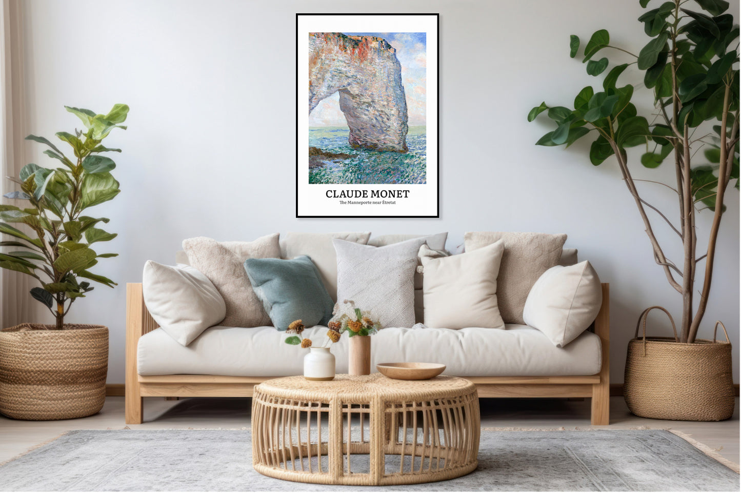 Obraz  Design The Manneporte, Monet Vintage do Salonu