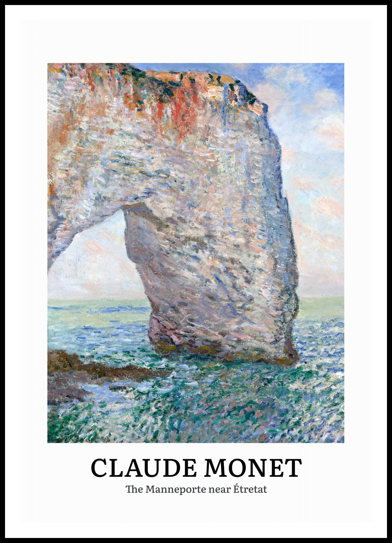 Plakat  Design The Manneporte, Monet Vintage do Salonu
