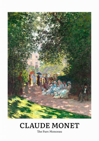 Plakat  Design The Parc Monceau, Monet Vintage do Salonu