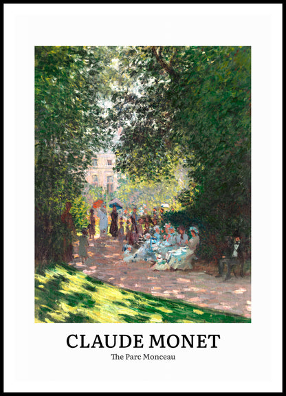 Plakat  Design The Parc Monceau, Monet Vintage do Salonu