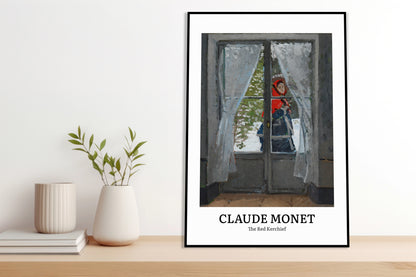 Obraz  Design The Red Kerchief, Monet Vintage do Salonu