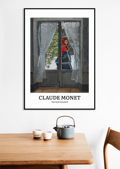 Obraz  Design The Red Kerchief, Monet Vintage do Salonu
