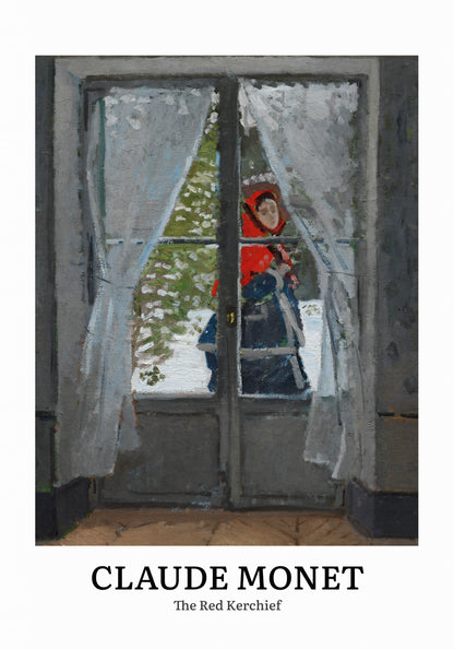 Plakat  Design The Red Kerchief, Monet Vintage do Salonu