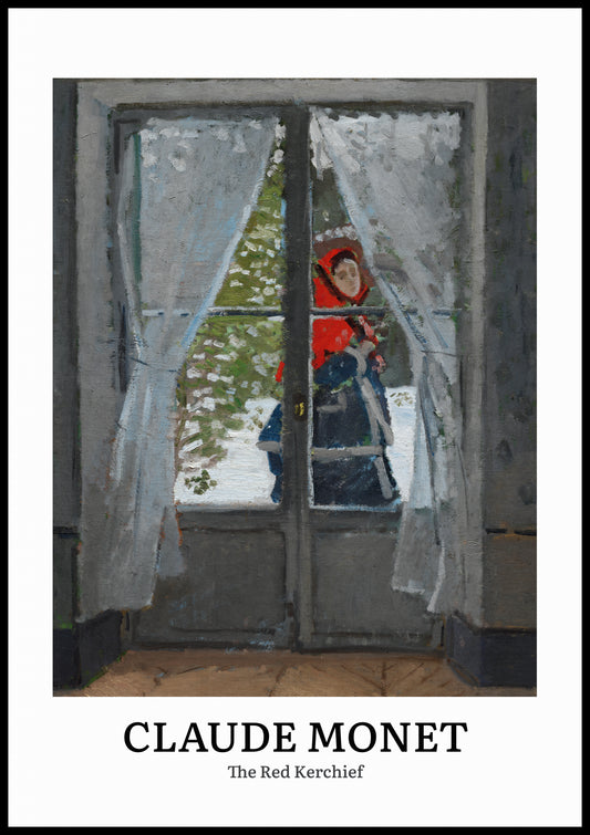 Plakat  Design The Red Kerchief, Monet Vintage do Salonu