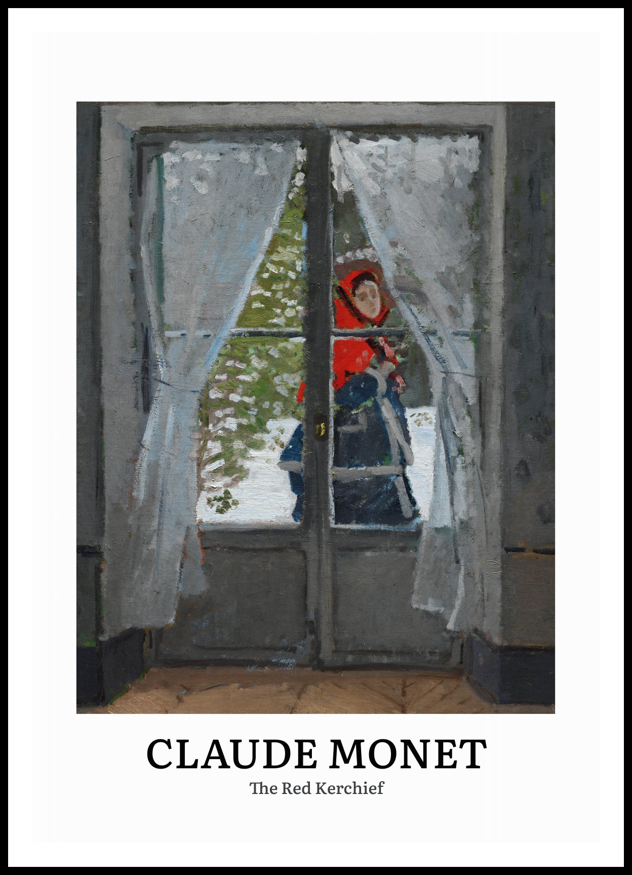 Plakat  Design The Red Kerchief, Monet Vintage do Salonu