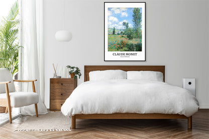 Plakat  Design View of Vétheuil, Monet Vintage do Salonu