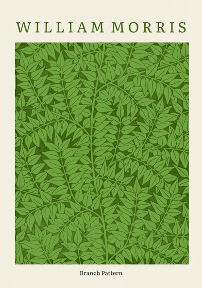 Plakat  Design Branch Pattern 2, Morris Vintage do Salonu