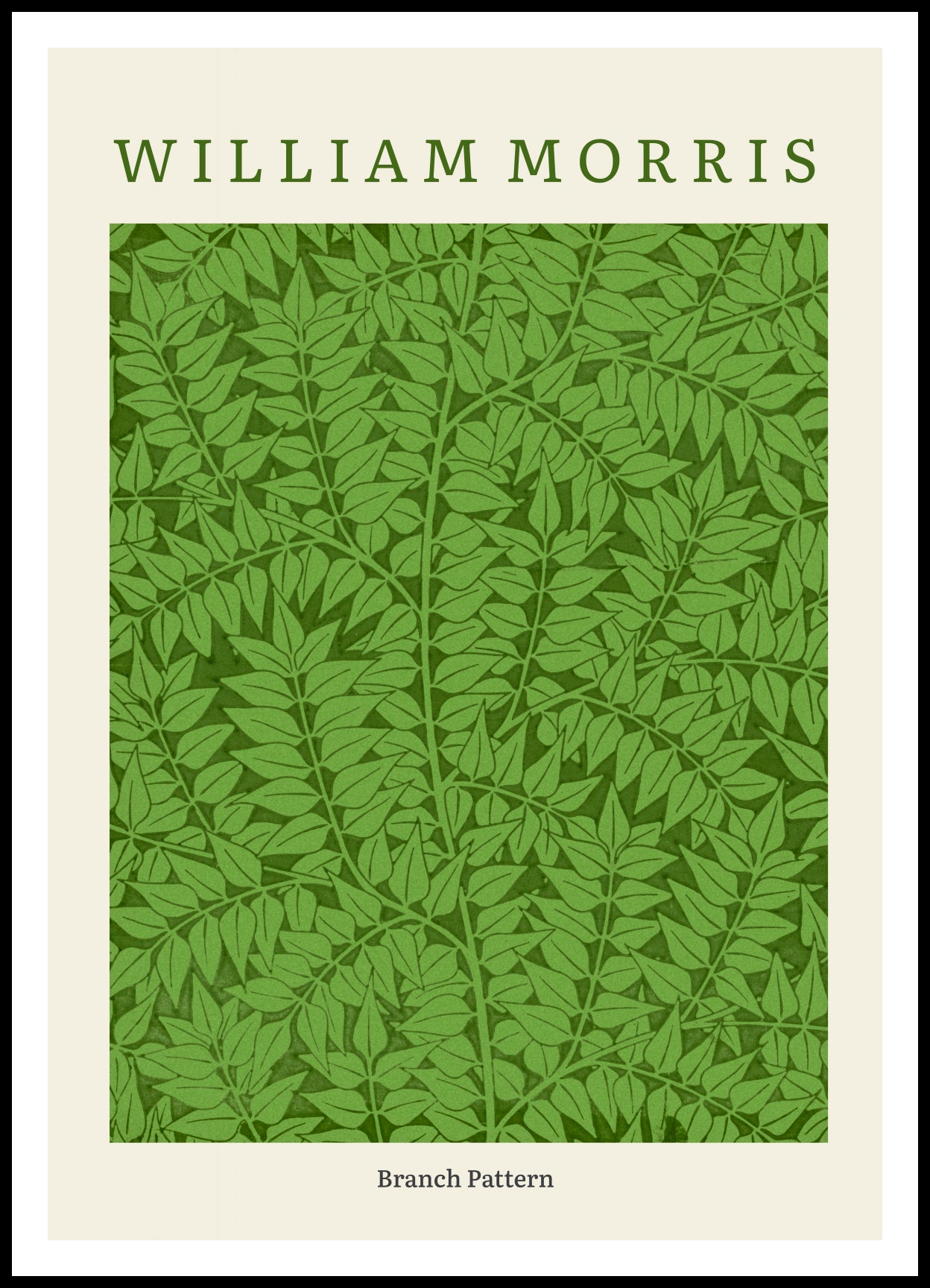 Plakat  Design Branch Pattern 2, Morris Vintage do Salonu