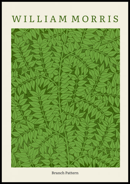 Plakat  Design Branch Pattern 2, Morris Vintage do Salonu