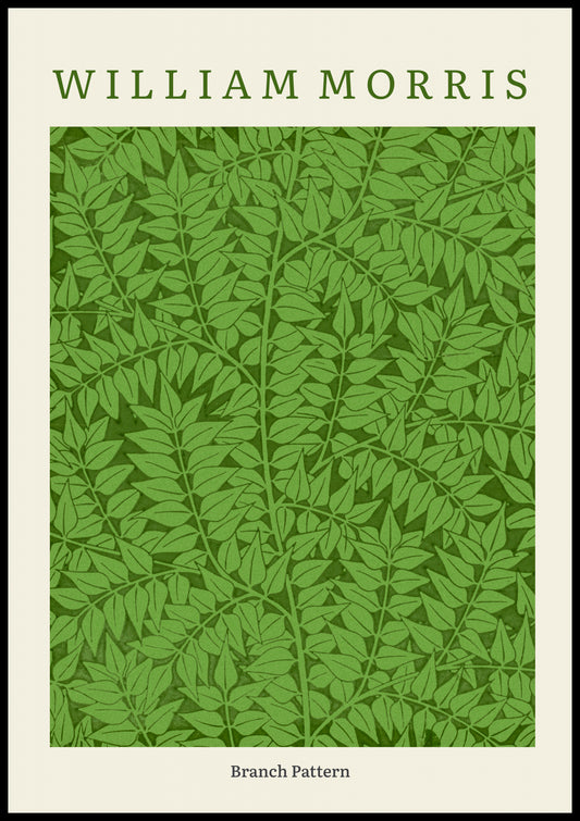 Plakat  Design Branch Pattern 2, Morris Vintage do Salonu
