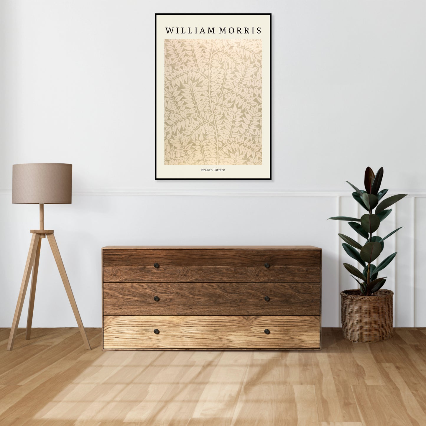Obraz  Design Branch Pattern, Morris Vintage do Salonu