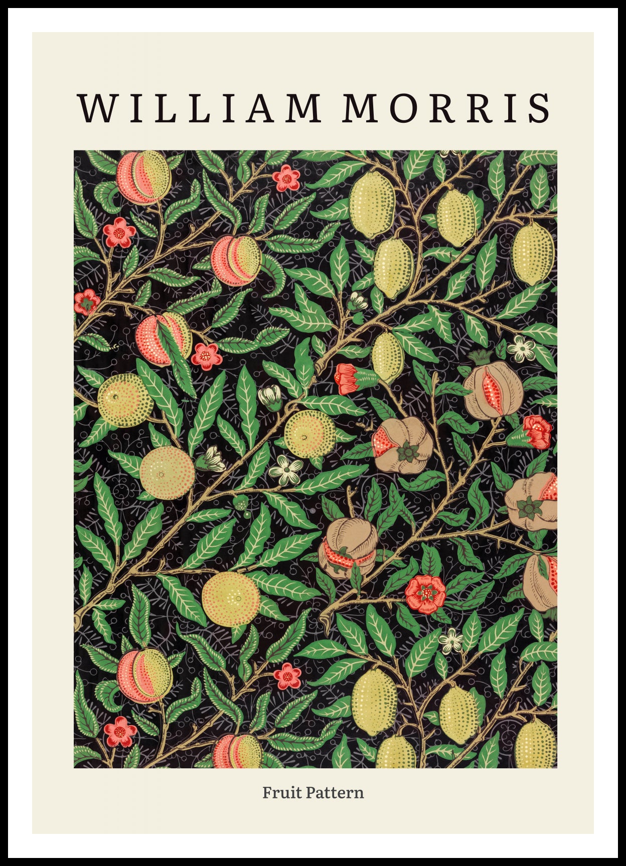 Plakat  Design Fruit Pattern, Morris Vintage do Salonu