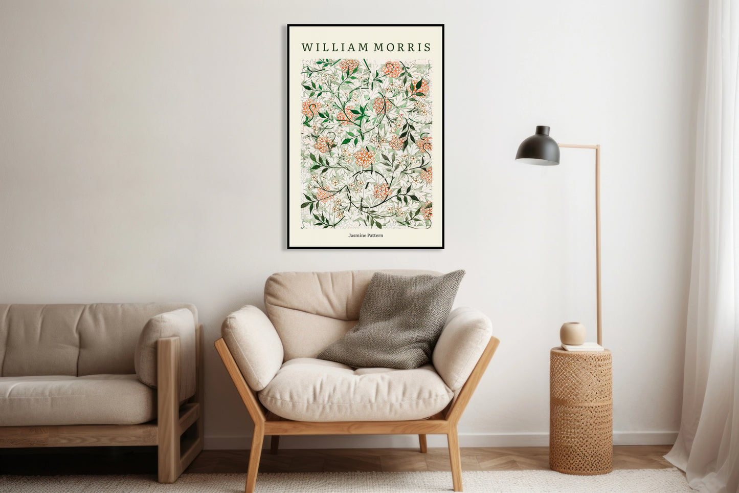 Obraz  Design Jasmine Pattern, Morris Vintage do Salonu