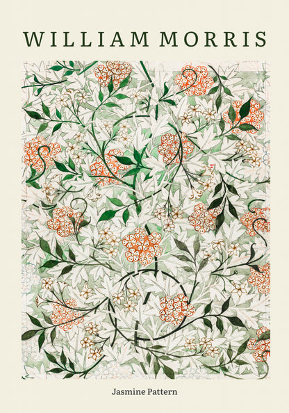 Plakat  Design Jasmine Pattern, Morris Vintage do Salonu