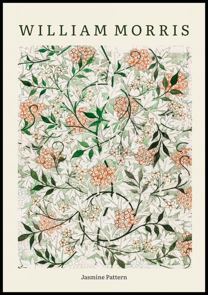Plakat  Design Jasmine Pattern, Morris Vintage do Salonu