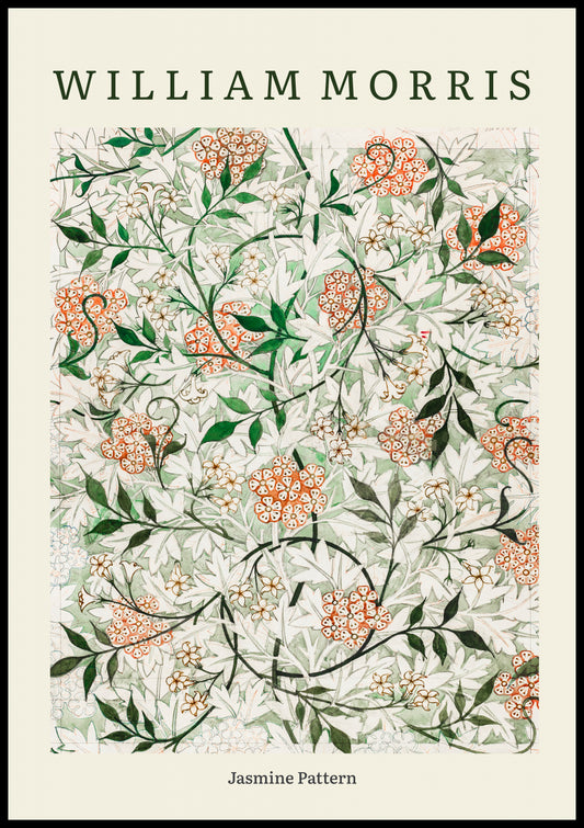 Plakat  Design Jasmine Pattern, Morris Vintage do Salonu