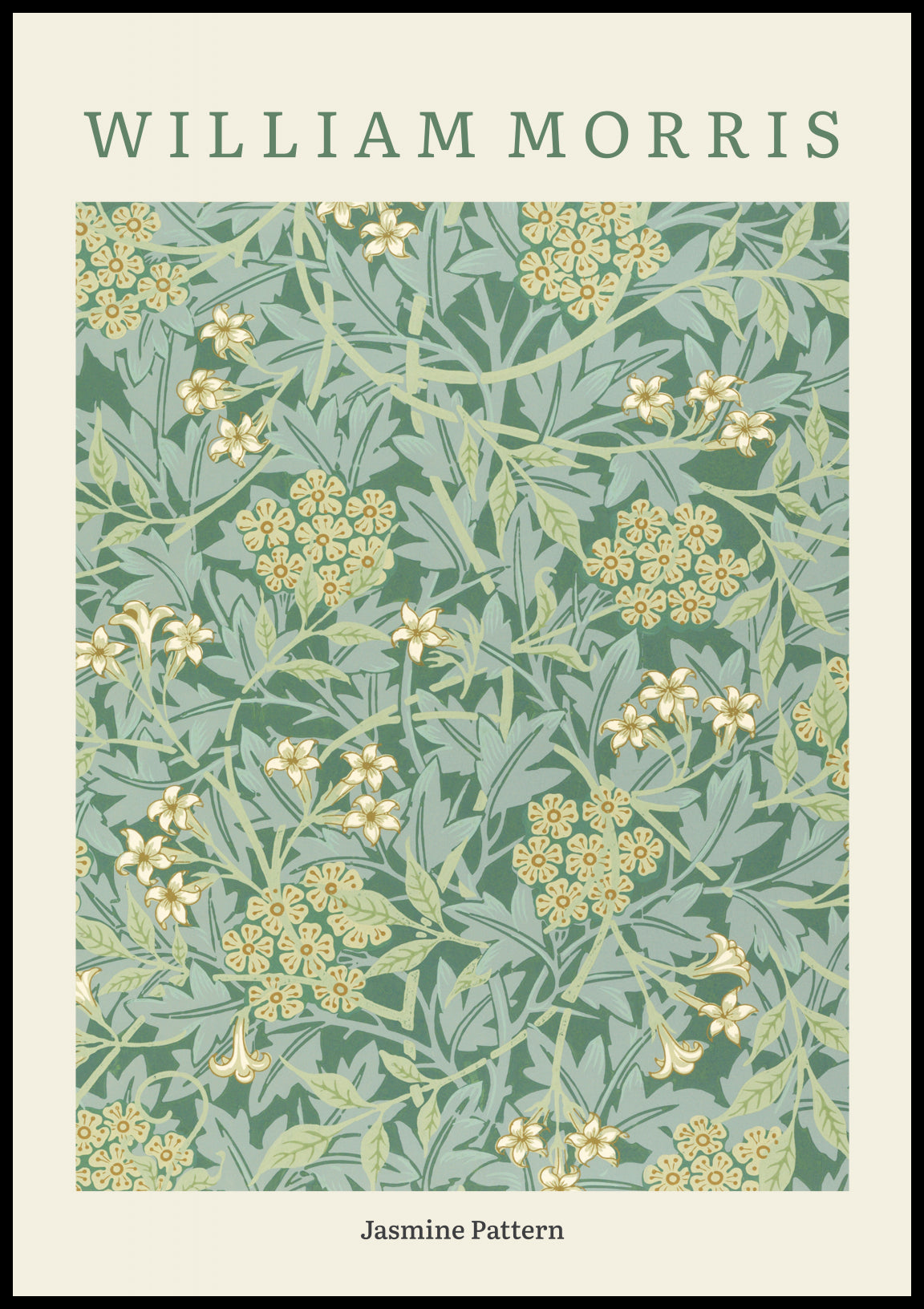 Plakat  Design Jasmine Pattern 2, Morris Vintage do Salonu