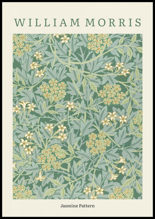 Plakat  Design Jasmine Pattern 2, Morris Vintage do Salonu