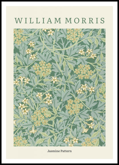 Plakat  Design Jasmine Pattern 2, Morris Vintage do Salonu