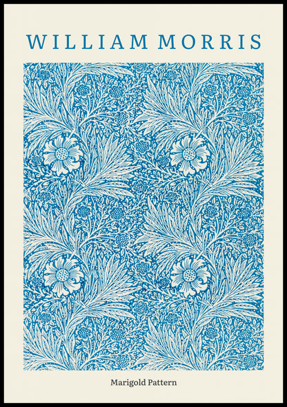 Plakat  Design Marigold Pattern, Morris Vintage do Salonu