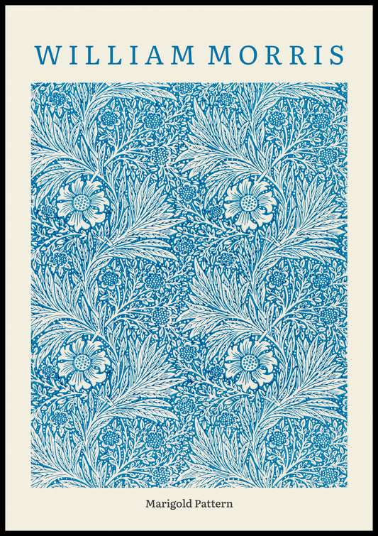 Plakat  Design Marigold Pattern, Morris Vintage do Salonu