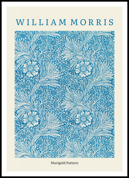 Plakat  Design Marigold Pattern, Morris Vintage do Salonu