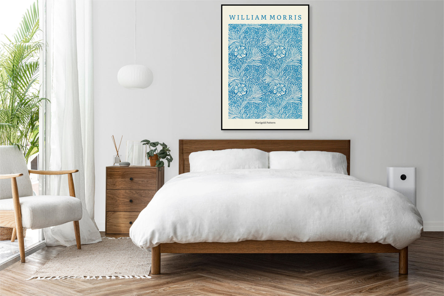 Plakat  Design Marigold Pattern, Morris Vintage do Salonu