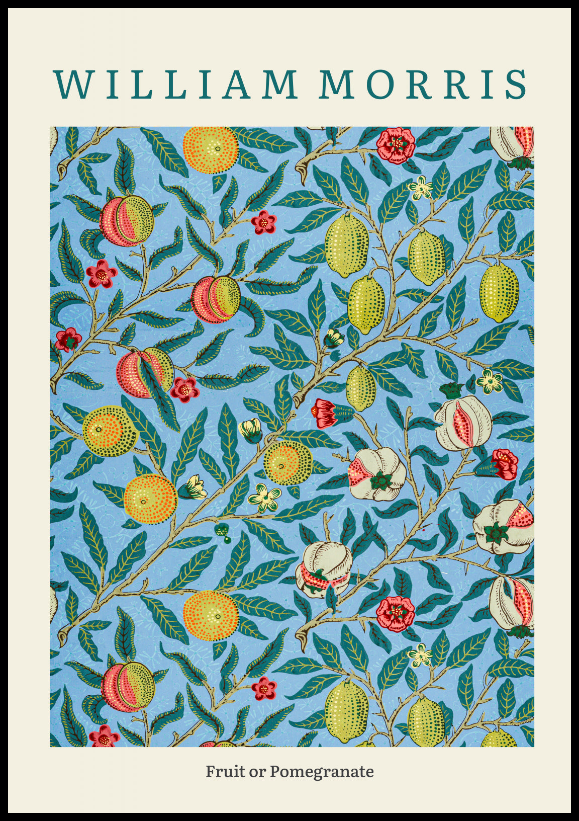 Plakat  Desing Pomegranate, Morris Vintage do Salonu