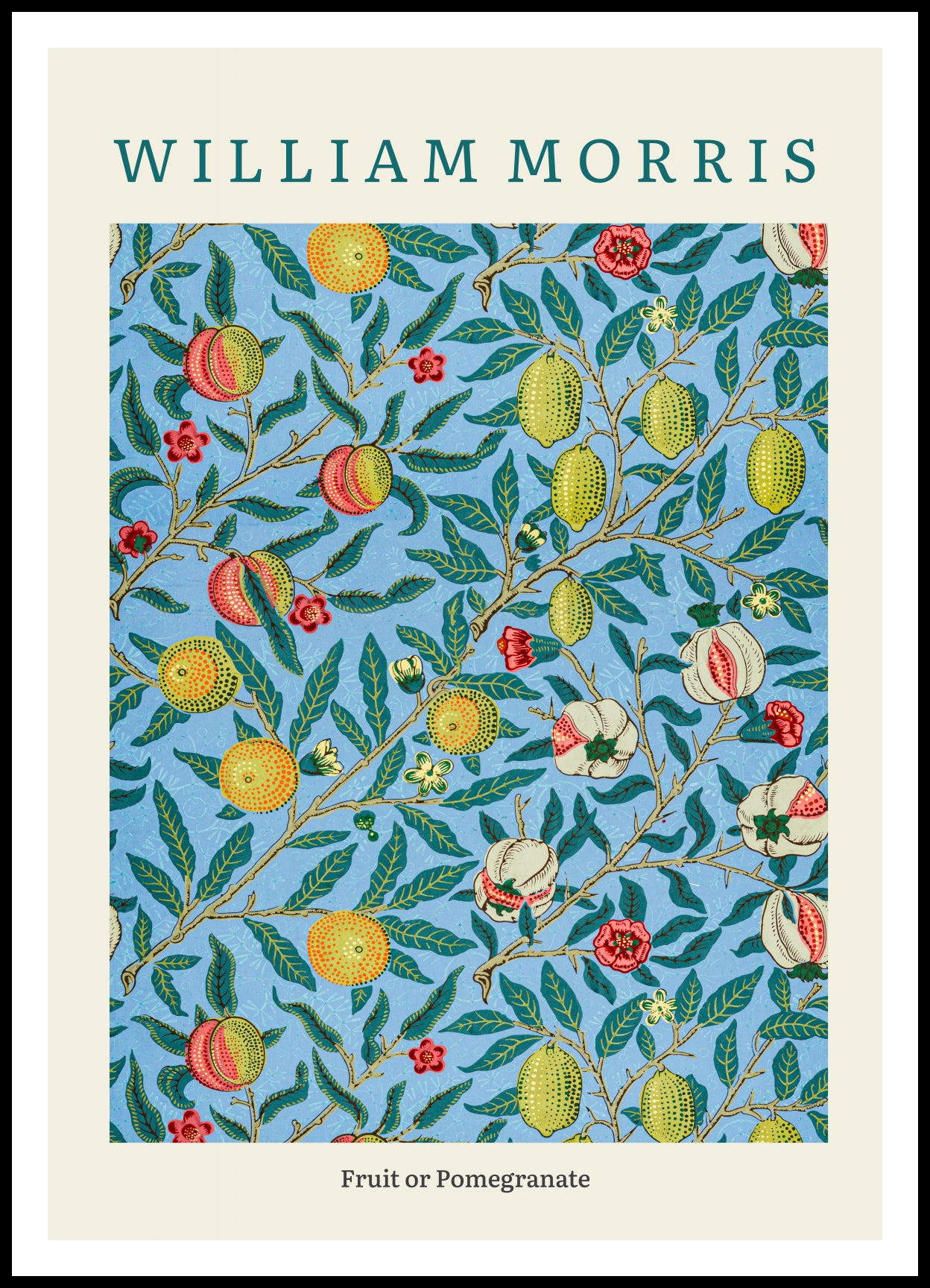Plakat  Desing Pomegranate, Morris Vintage do Salonu