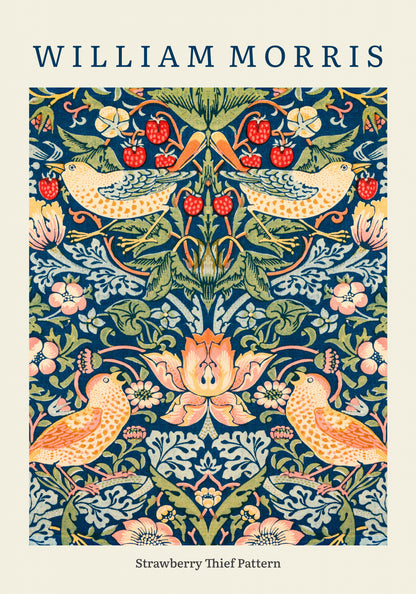 Plakat  Design Strawberry Thief, Morris Vintage do Salonu
