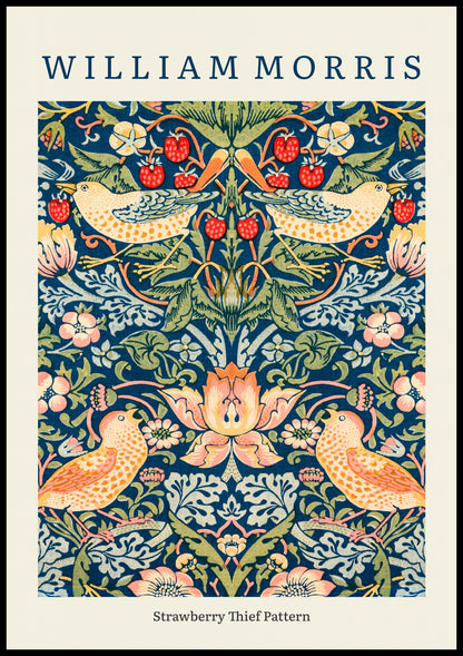 Plakat  Design Strawberry Thief, Morris Vintage do Salonu