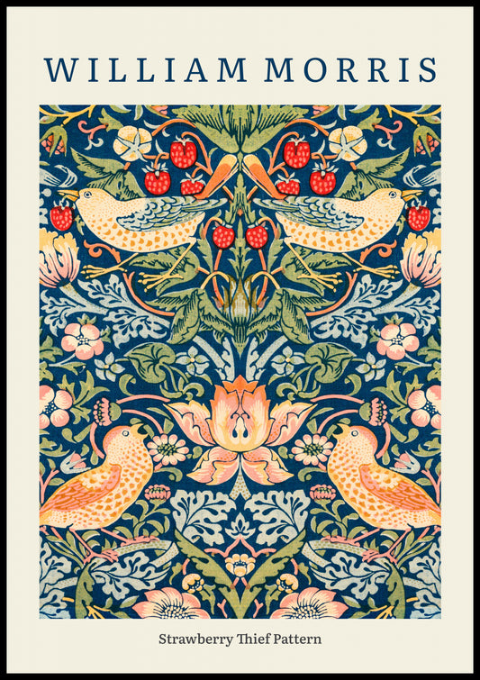 Plakat  Design Strawberry Thief, Morris Vintage do Salonu