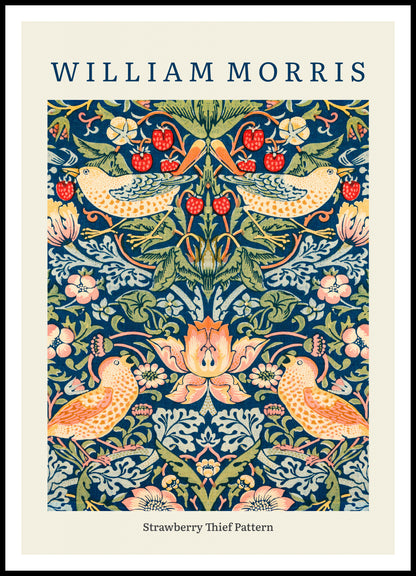 Plakat  Design Strawberry Thief, Morris Vintage do Salonu