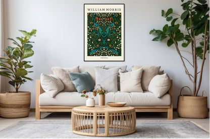Obraz  Design Tulip Pattern, Morris Vintage do Salonu