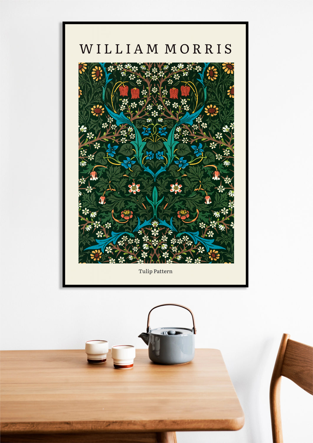 Obraz  Design Tulip Pattern, Morris Vintage do Salonu