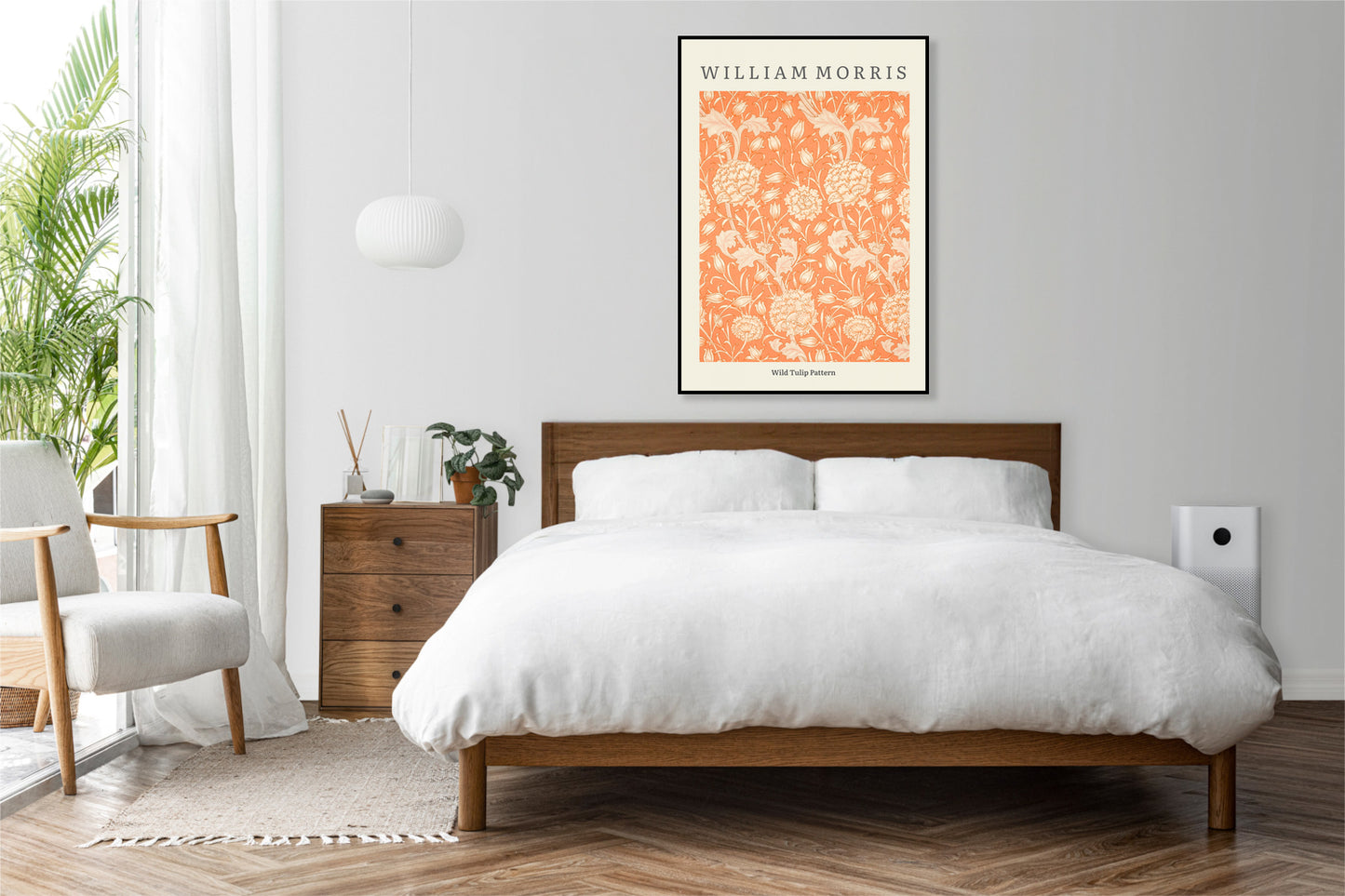 Obraz  Design Wild Tulip Pattern, Morris Vintage do Salonu