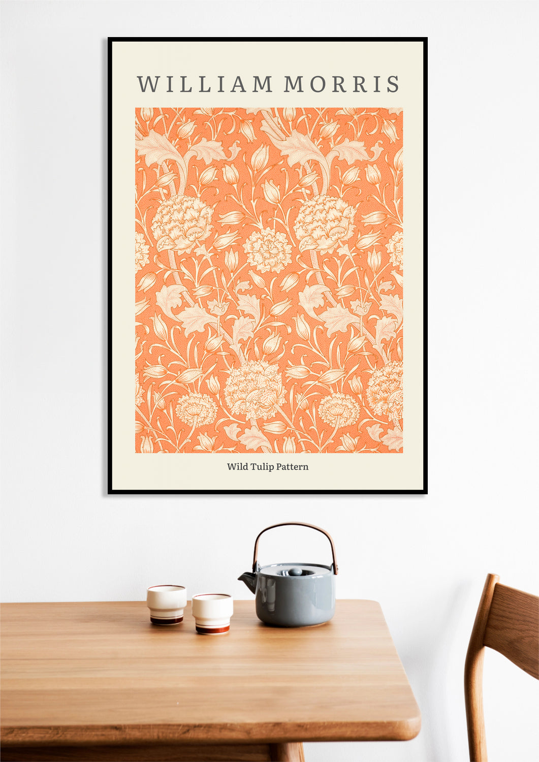 Obraz  Design Wild Tulip Pattern, Morris Vintage do Salonu