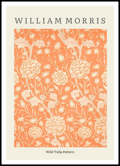 Plakat  Design Wild Tulip Pattern, Morris Vintage do Salonu