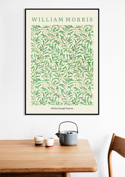 Obraz  Design Willow Bough Pattern, Morris Vintage do Salonu