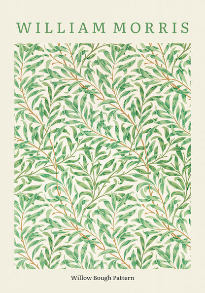 Plakat  Design Willow Bough Pattern, Morris Vintage do Salonu