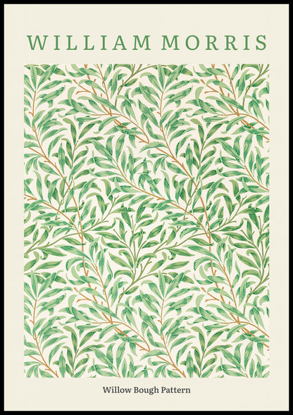 Plakat  Design Willow Bough Pattern, Morris Vintage do Salonu