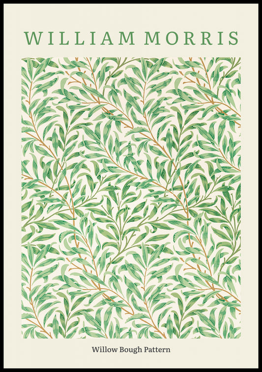 Plakat  Design Willow Bough Pattern, Morris Vintage do Salonu