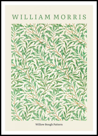 Plakat  Design Willow Bough Pattern, Morris Vintage do Salonu