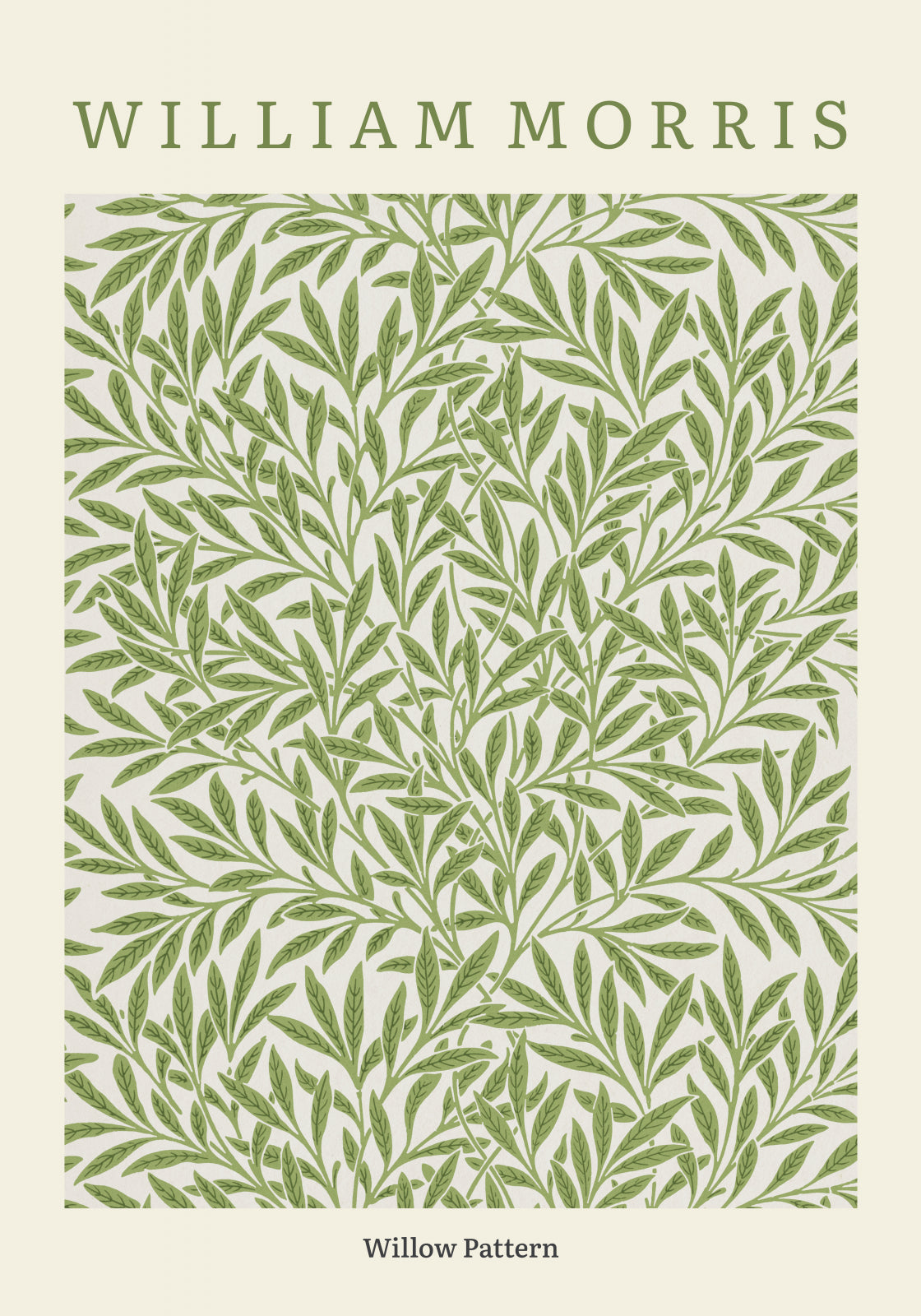 Plakat  Design Willow Pattern, Morris Vintage do Salonu