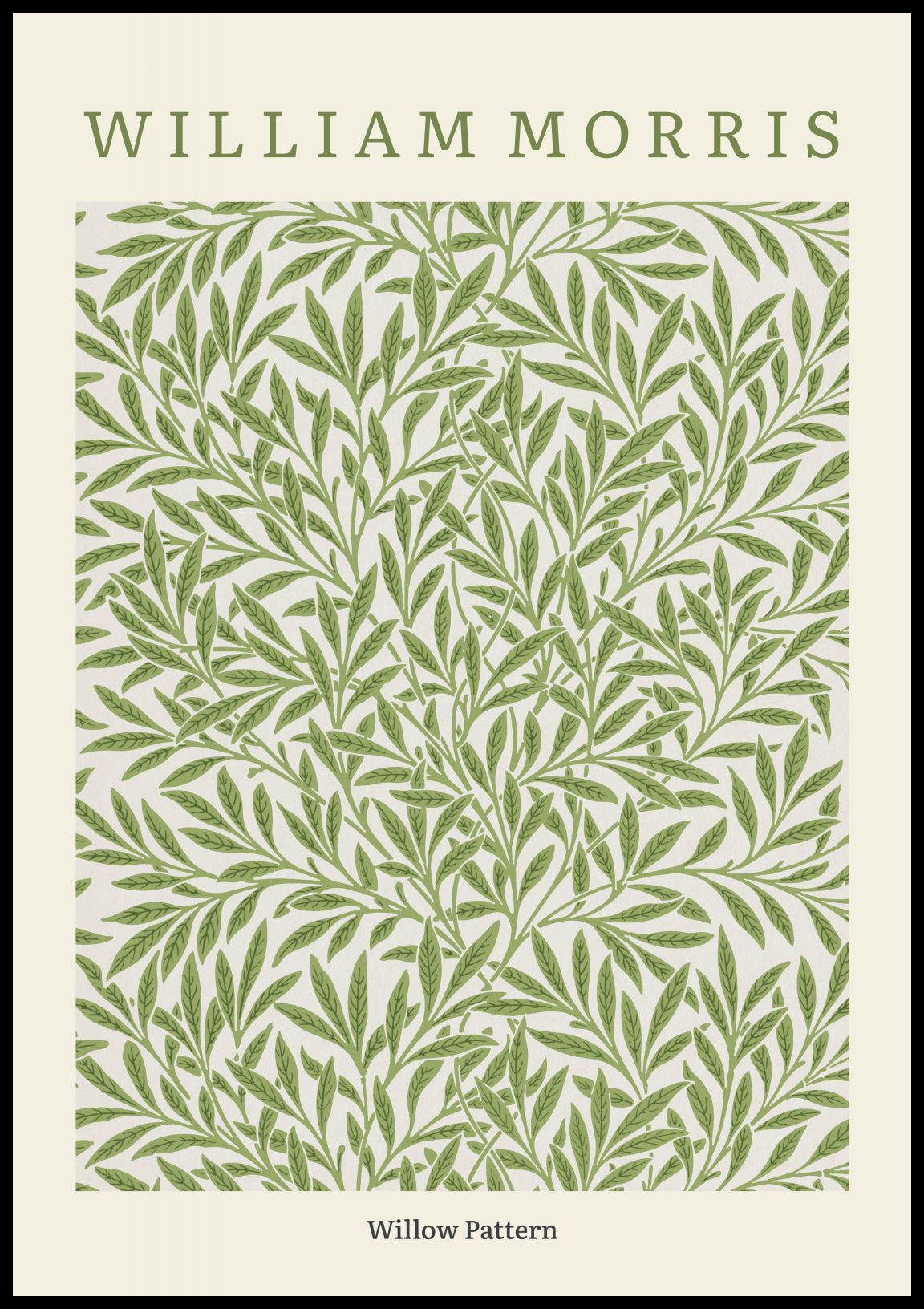 Plakat  Design Willow Pattern, Morris Vintage do Salonu